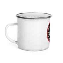 Load image into Gallery viewer, PDC Helmet Logo Enamel Mug - Pedal Driven Cycles