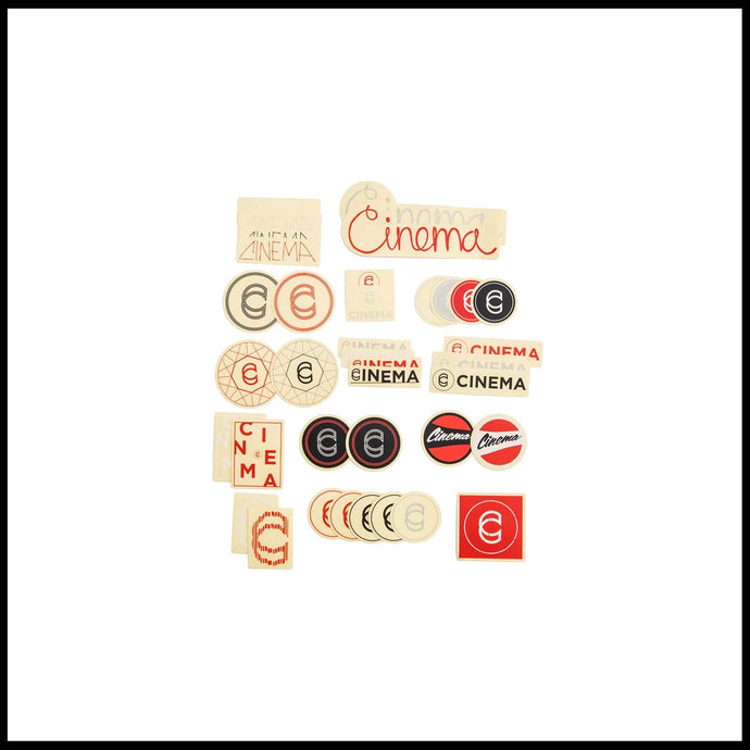 Cinema Sticker Pack - Pedal Driven Cycles