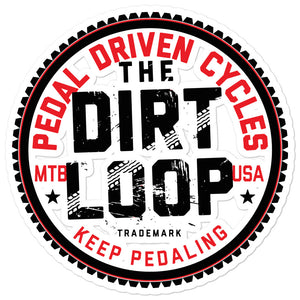 PDC Keep Pedaling Bubble-free stickers - Pedal Driven Cycles