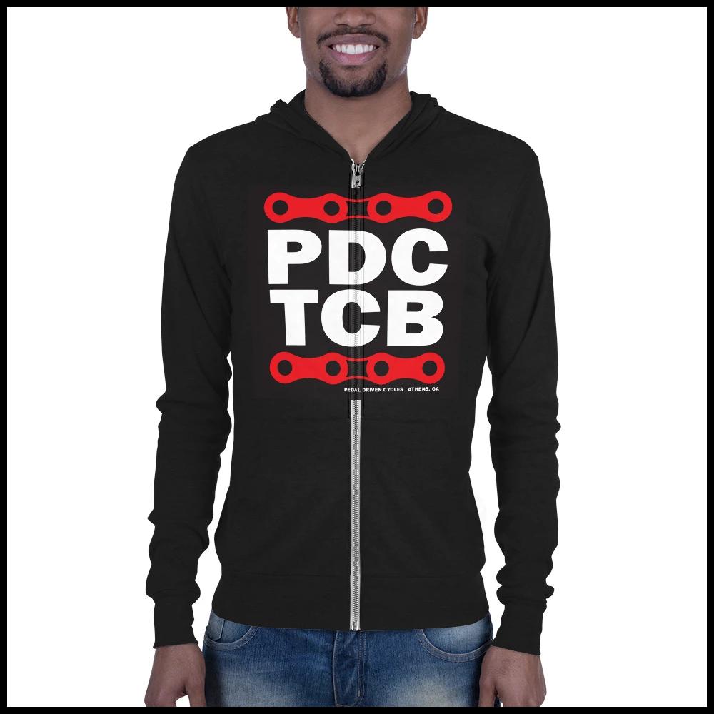 Pedal Driven Cycles PDC Unisex Zip Hoodie S