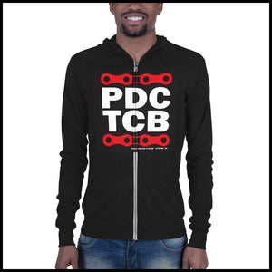 PDC Unisex zip hoodie - Pedal Driven Cycles